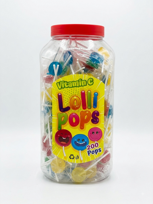 Lollipop Vita C Jar 200 Units