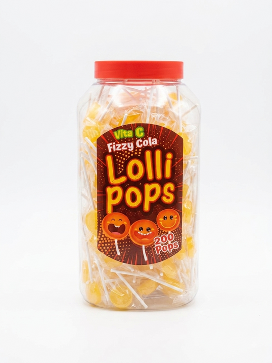 Lollypop Vita C Cola Jar 200 units