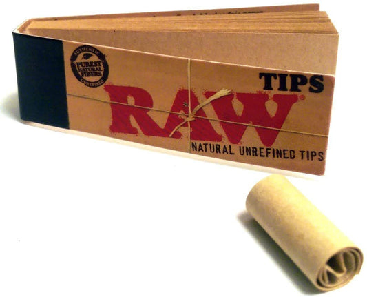Raw Rolling Paper Tips 50s
