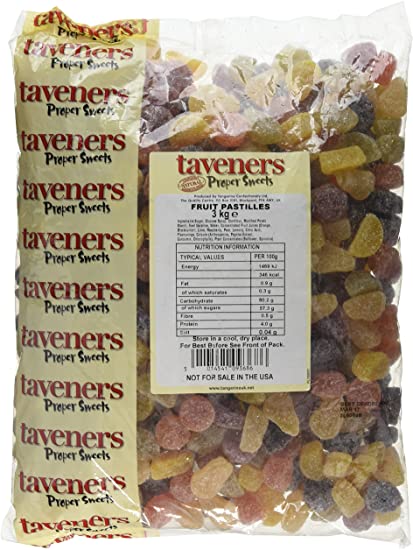 Taveners Fruit Pastilles 3kg