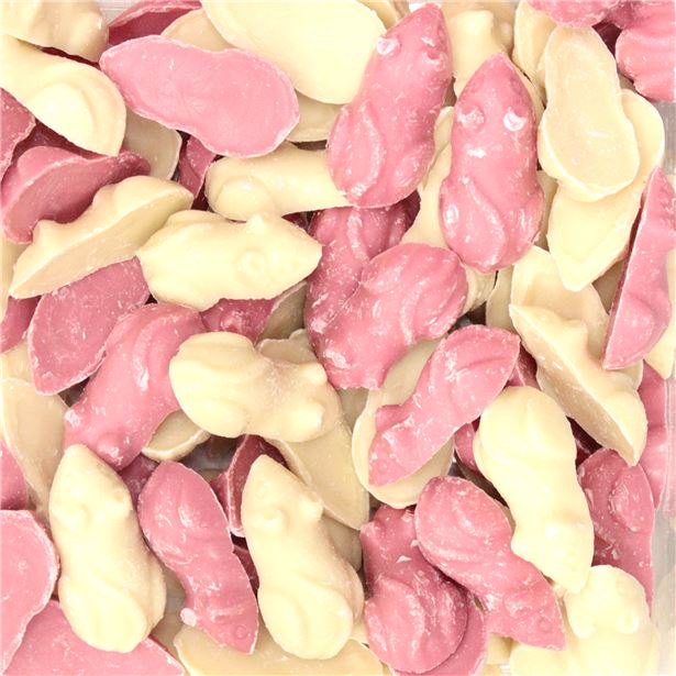 Hannahs Pink & White Mice 3kg