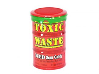Toxic Waste Red Sour Candy Drum 12*1.50c