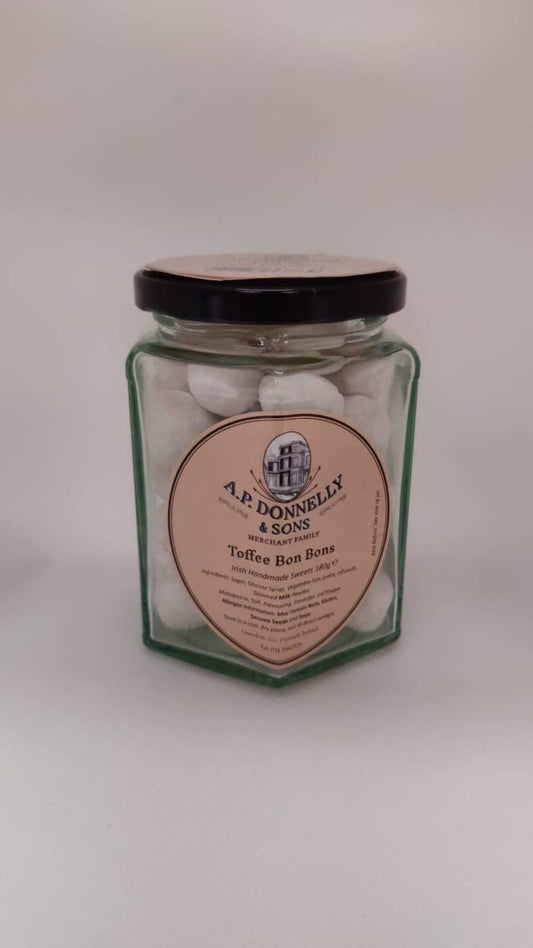 AP Donnelly Toffee Bon Bon 12 x 200g Glass Jar