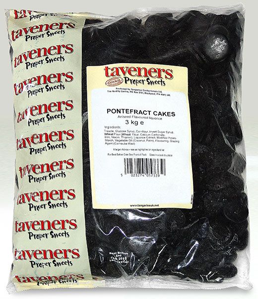 Taveners Ponterfract Cakes 3kg